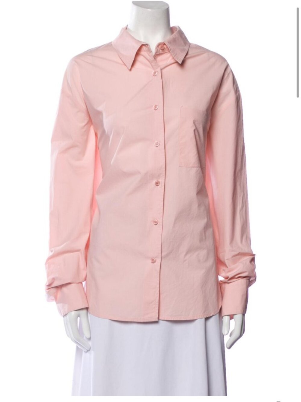 The Frankie Shop Lui Organic Cotton Shirt--PINK--EU--MEDIUM